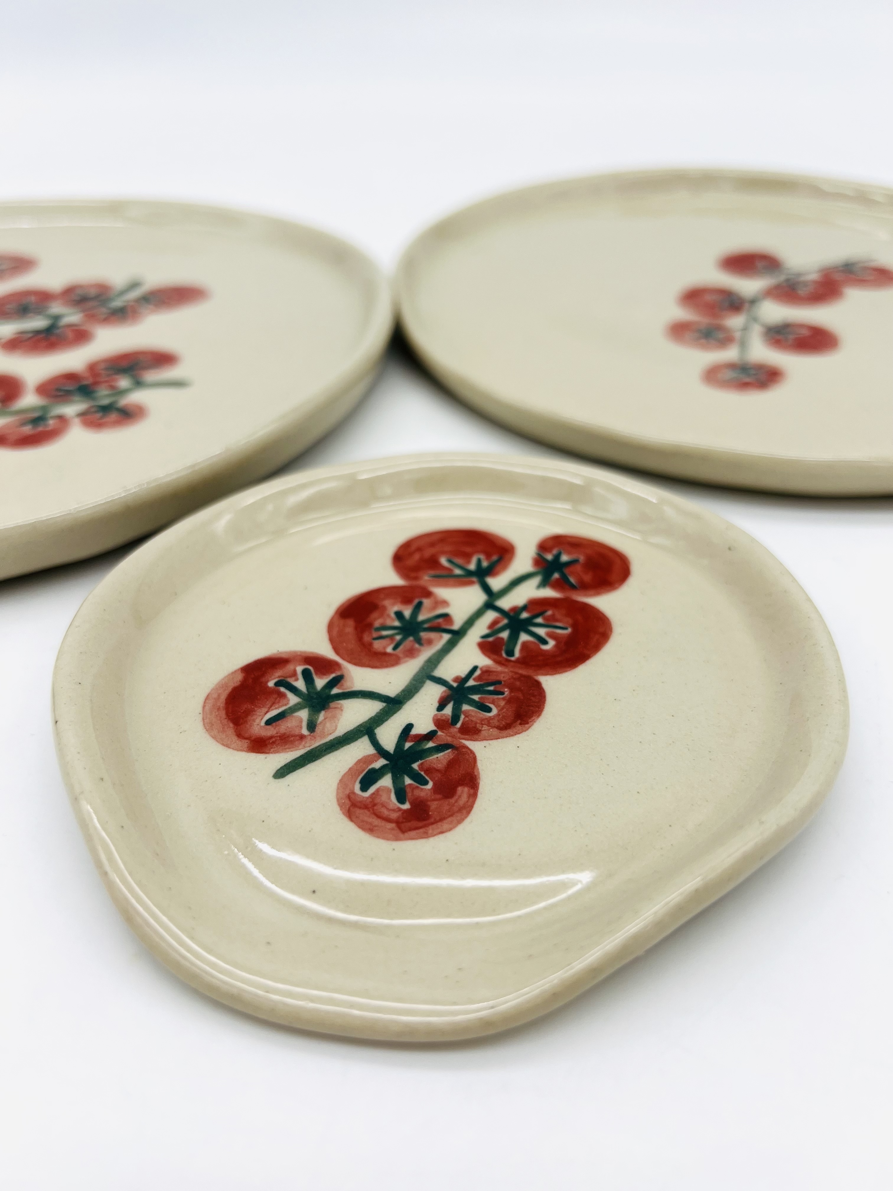 Handcrafted ceramic piece with unique glazing